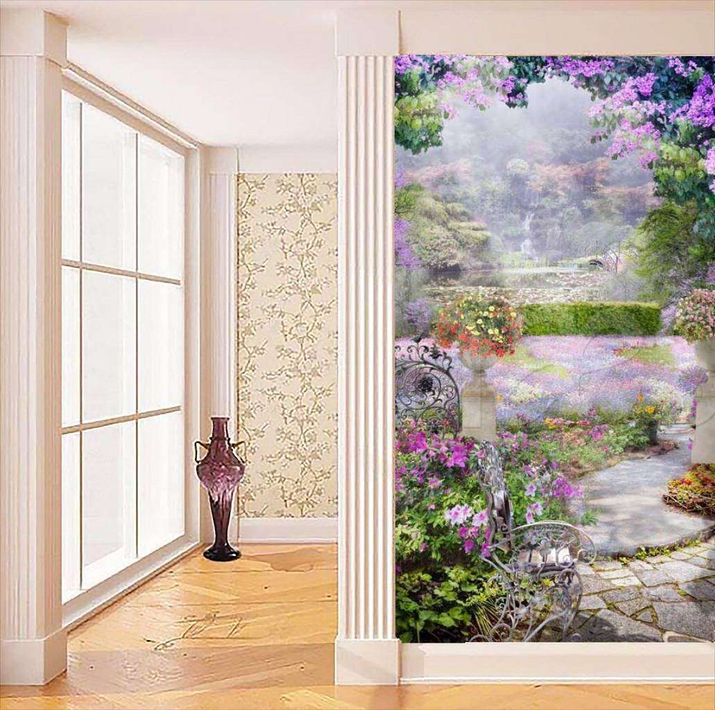 Фотообои Бесшовные обои на стену:  Японский сад. Артикул: 7-179  