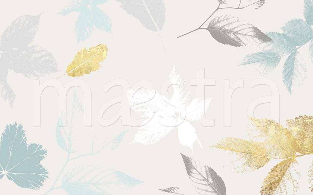 Фотообои в интерьере веточки светлые  15-513 фото