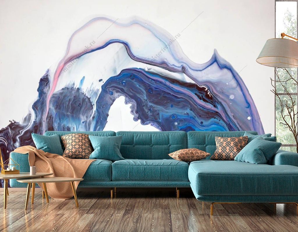 Фотообои Флюид арт волна  9-1300