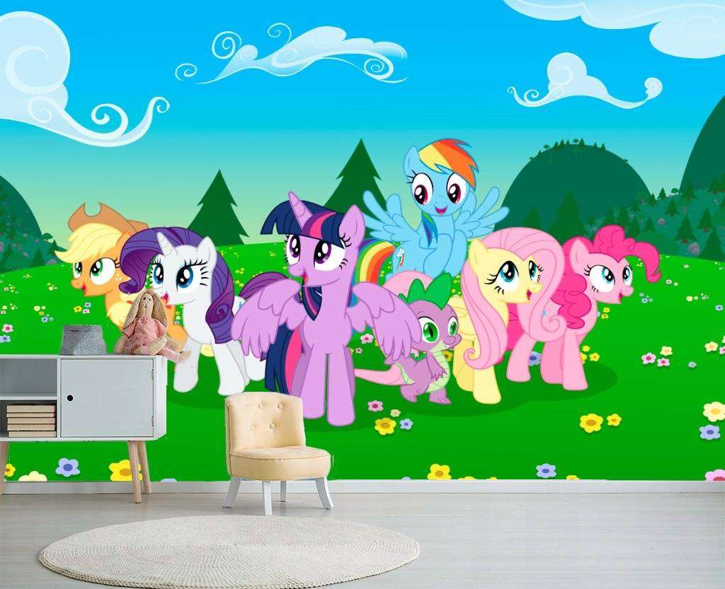 Фотообои в интерьере литтл пони  12-606 фото