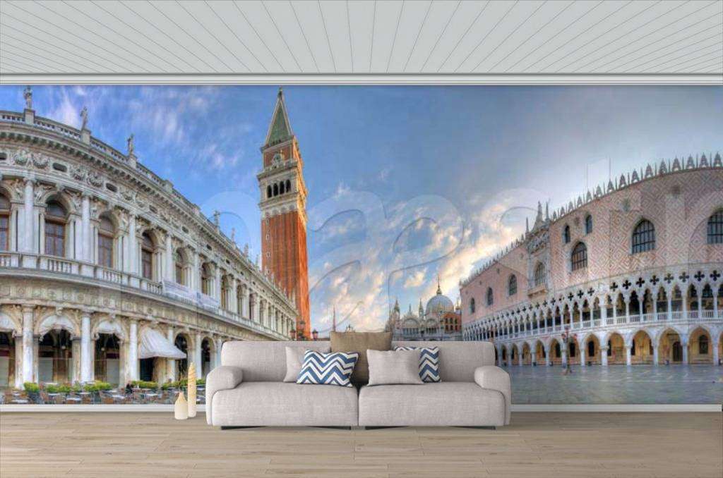 Фотообои Бесшовные обои на стену:  Улочки Венеции. Артикул: 4-268  