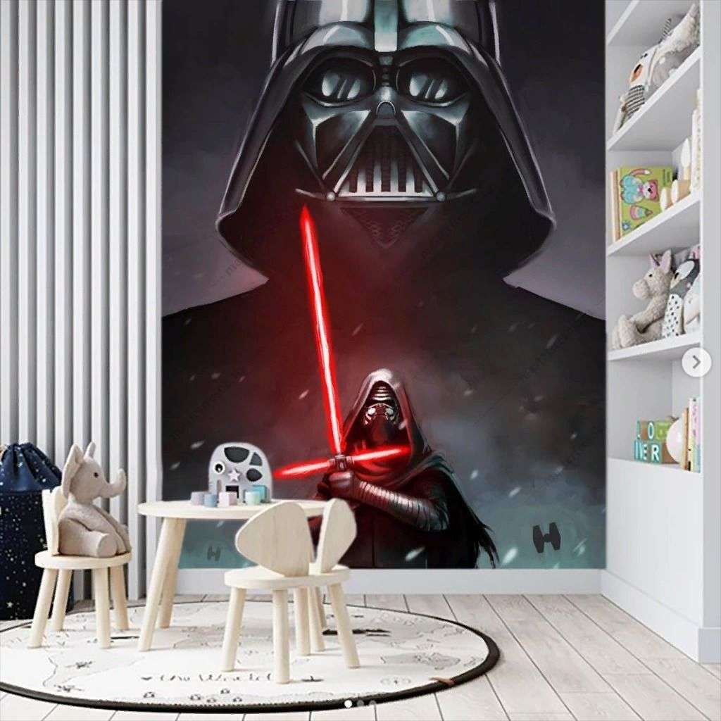 Фотообои в интерьере кайло рен и дарт вейдер  12-1237 фото