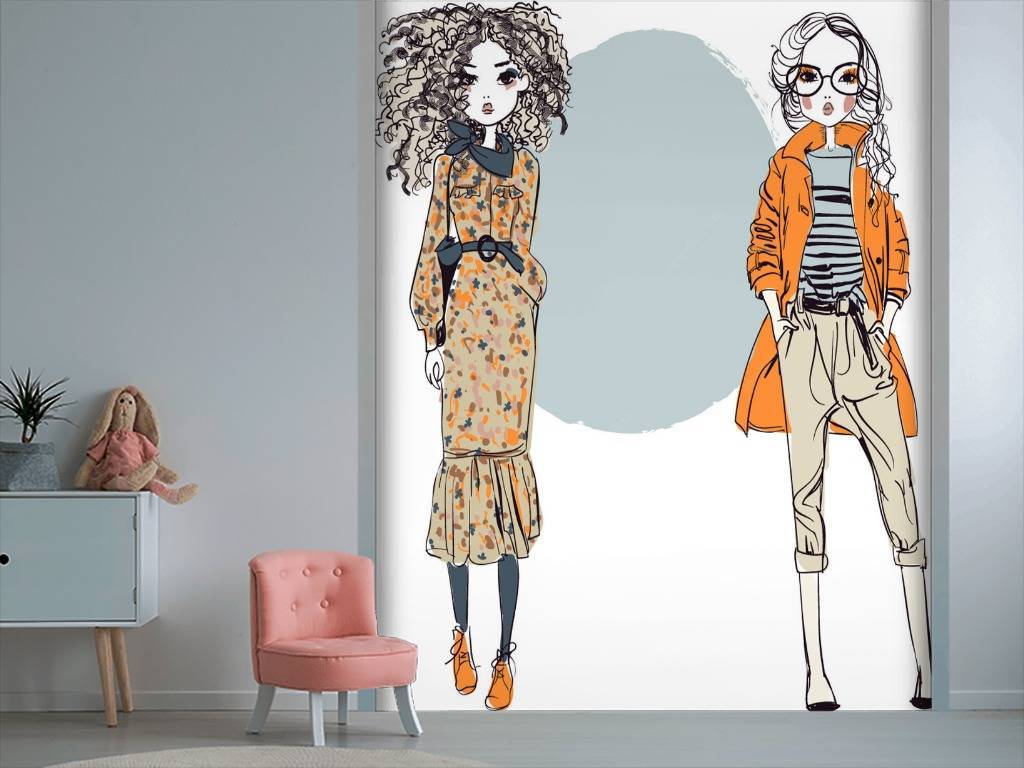 Фотообои Гламурные девочки  12-642