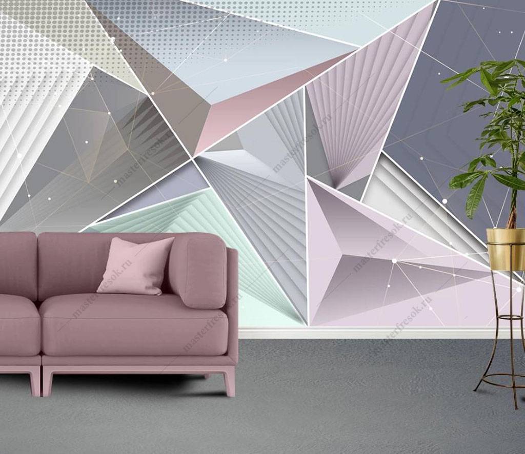 Фотообои Абстрактный треугольник  16-112