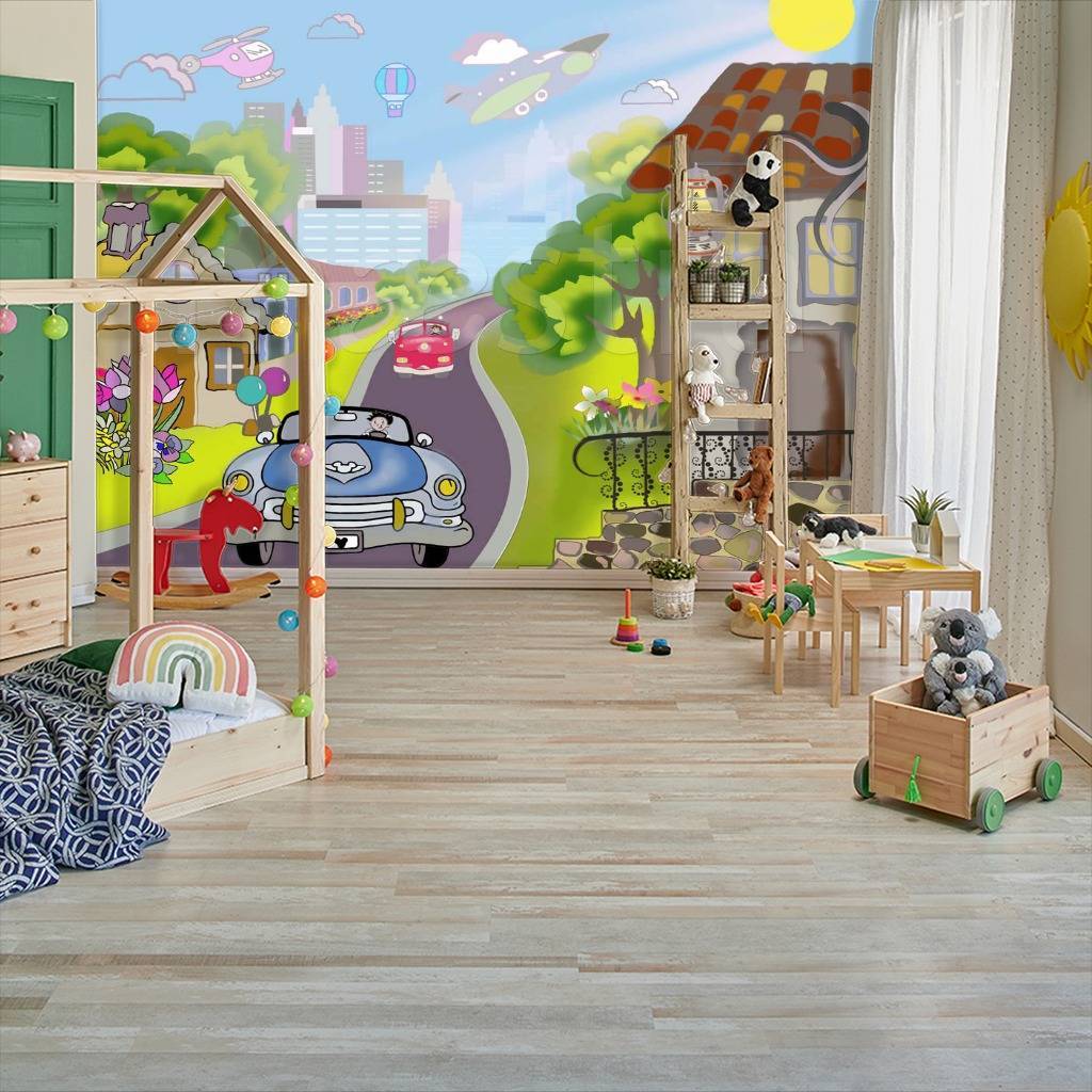 Фотообои Сказочная елочка для детской  3-096