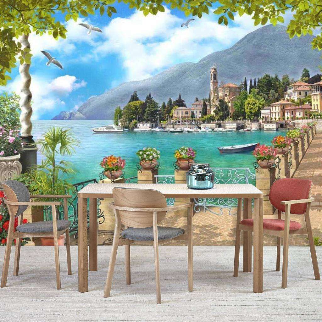 Фотообои Набережная в Италии  17-0083