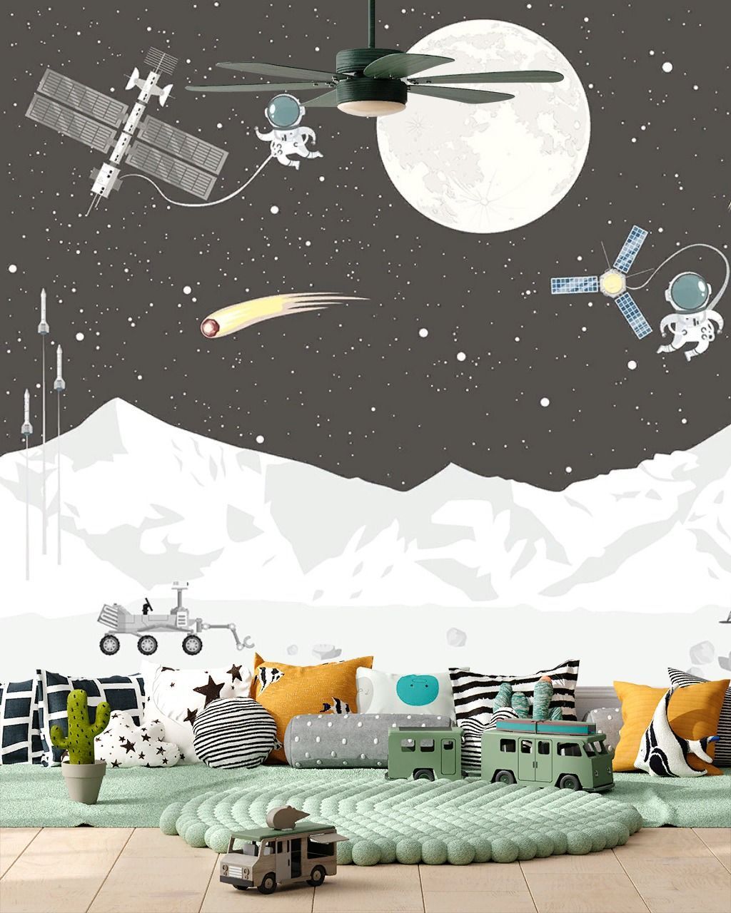 Фотообои Космическая станция  12-1647