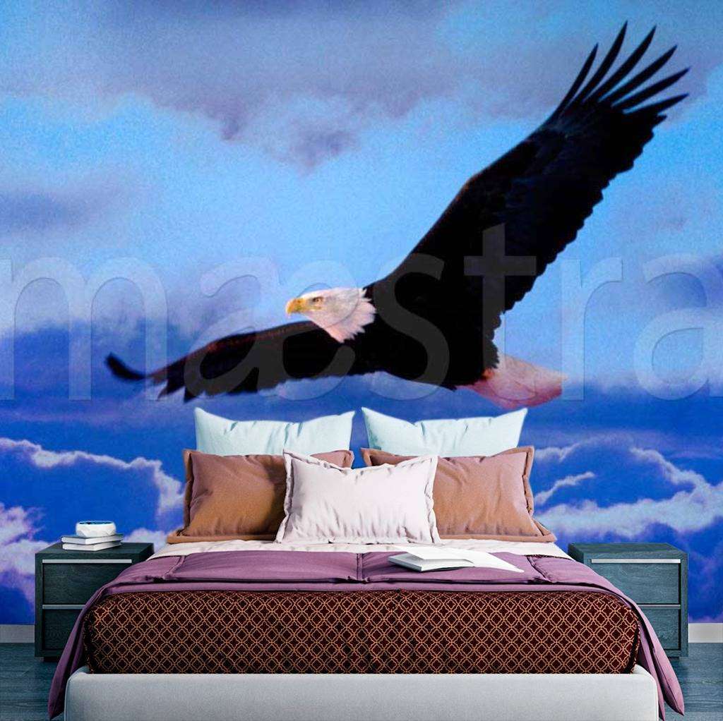 Фотообои Полет орла в небе  9-357