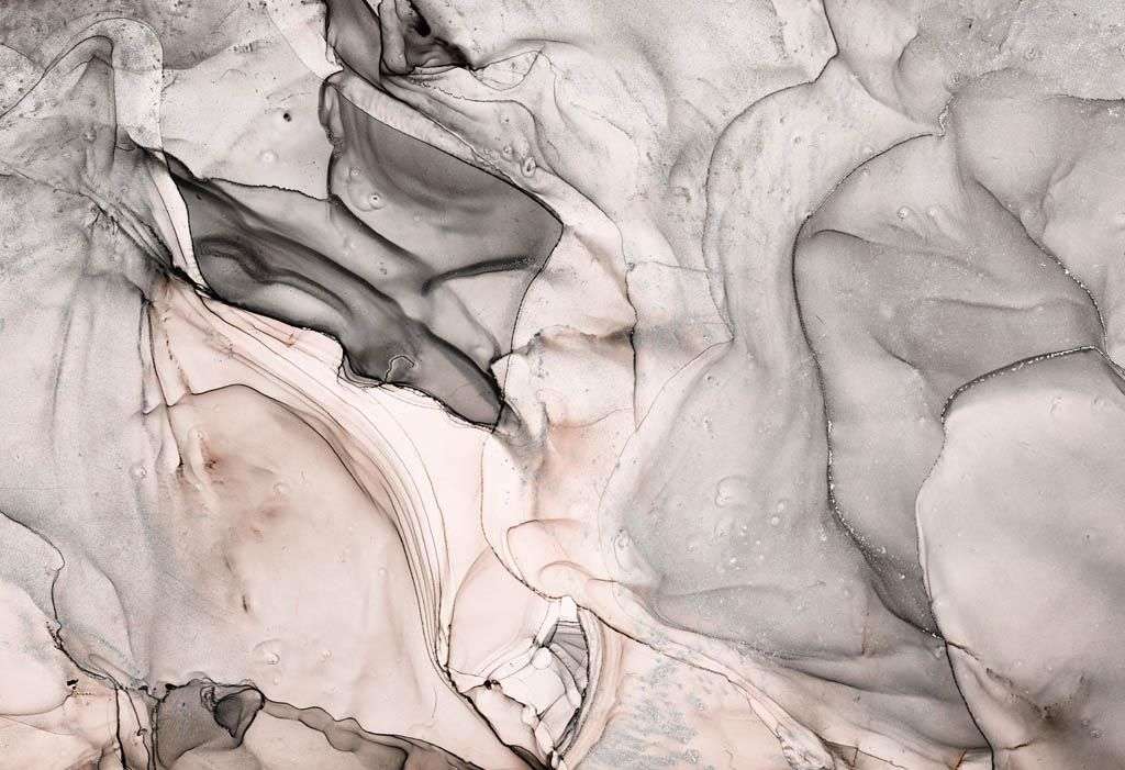 Фотообои в интерьере разводы чернилами  9-1551 фото