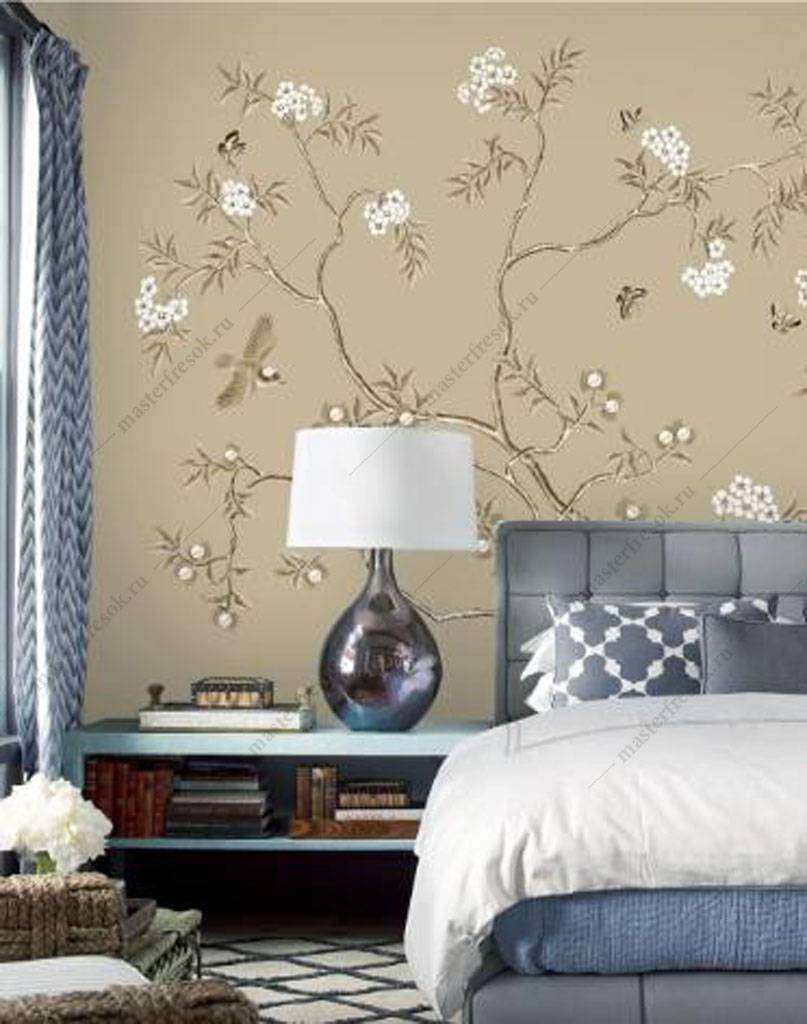 Фотообои Бесшовные обои на стену:  Шинуазри. Артикул: 15-965  