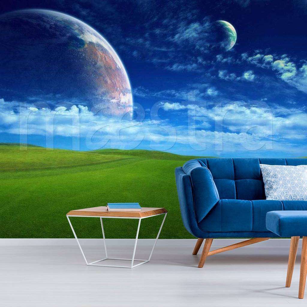 Фотообои Планеты и поле  9-336