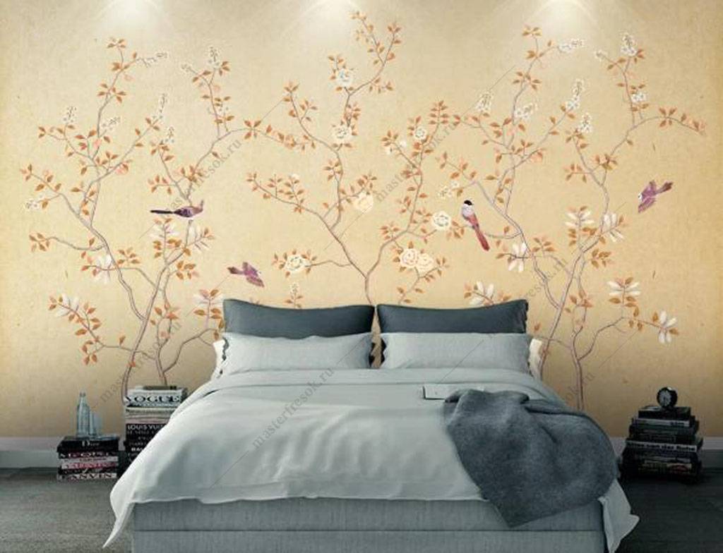 Фотообои Шинуазри и птицы  15-957