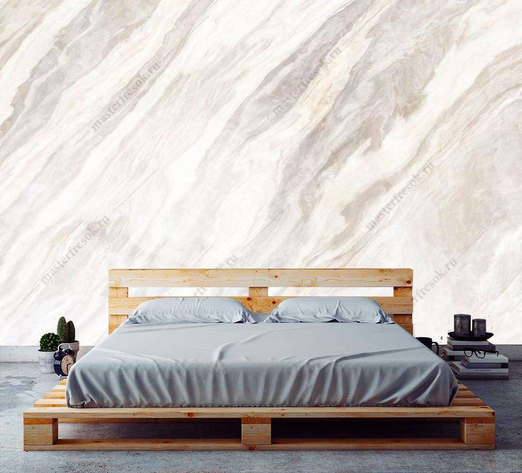 Фотообои в интерьере флюид арт светлые полосы  9-1010 фото