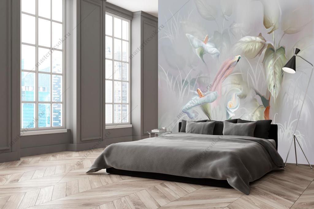 Фотообои Белый лотос  13-393