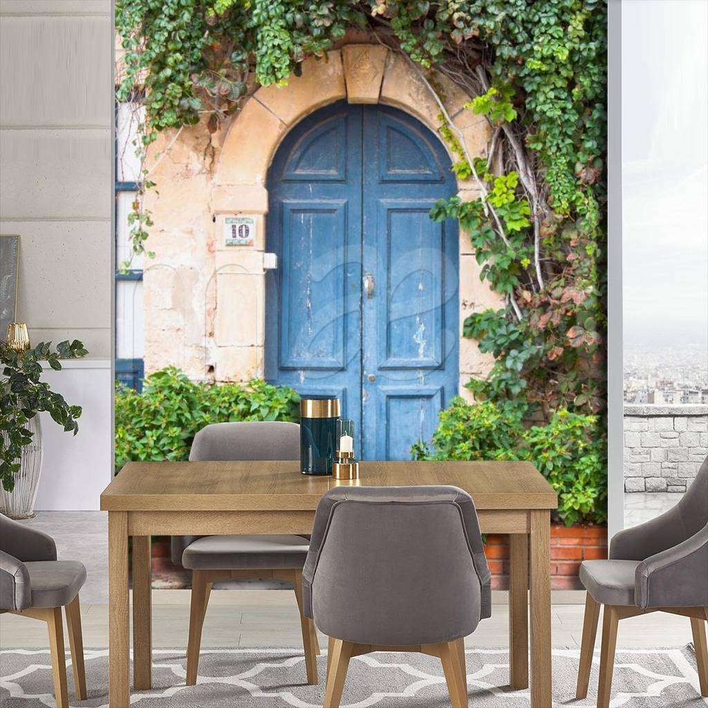 Фотообои в интерьере дверь аркой  9-917 фото