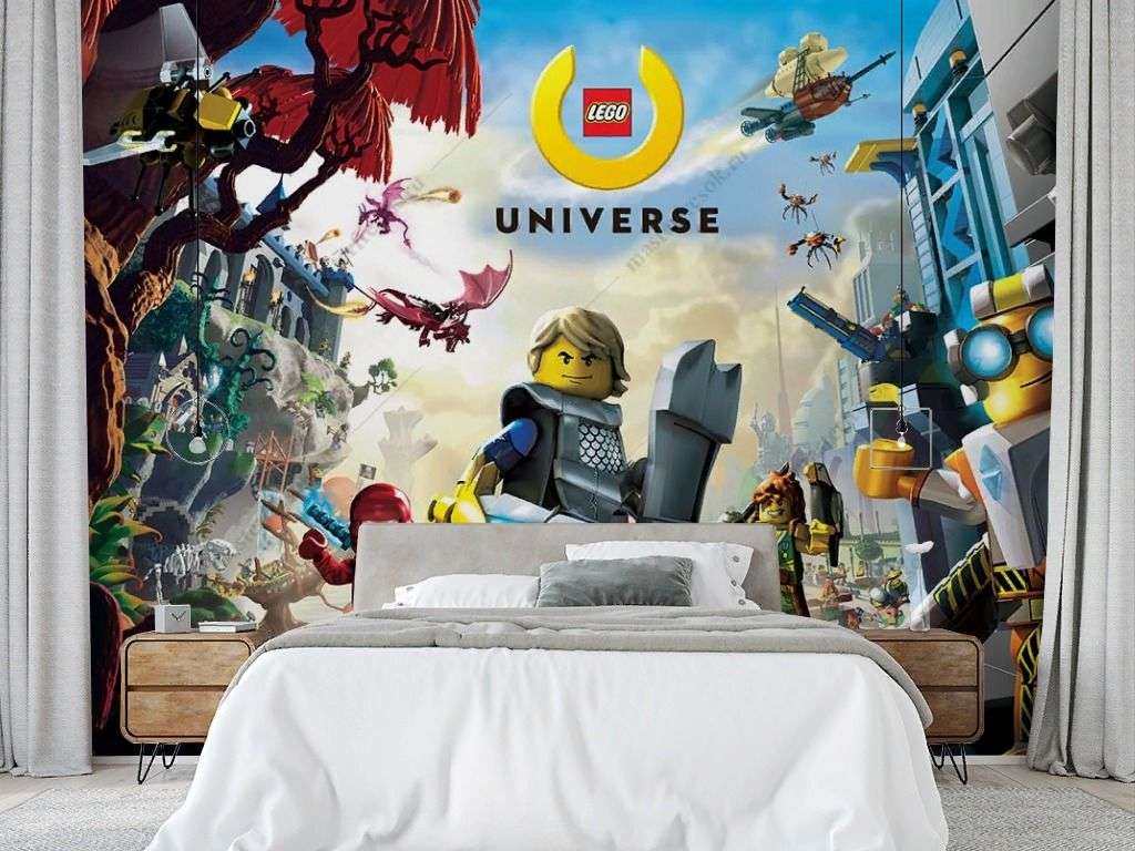 Фотообои в интерьере лего юниверс  12-1388 фото