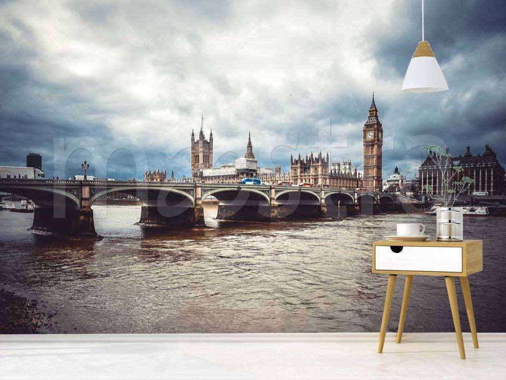 Фотообои в интерьере лондон очаровательный  9-581 фото