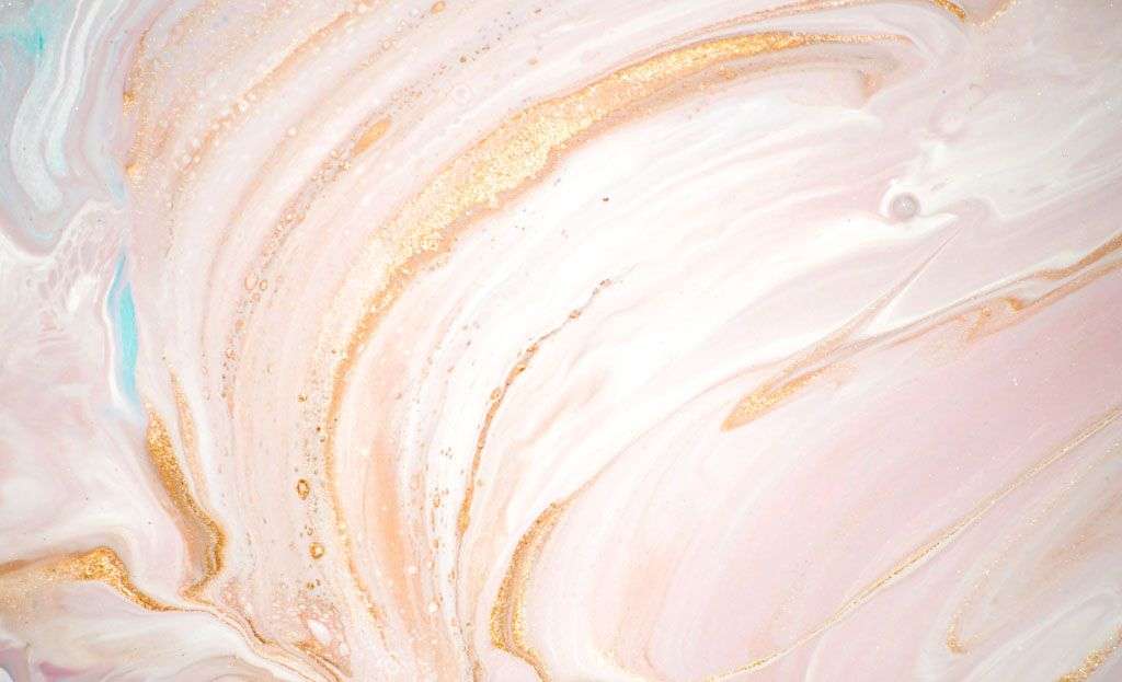 Фотообои в интерьере флюид арт - розовая буря  9-919 фото