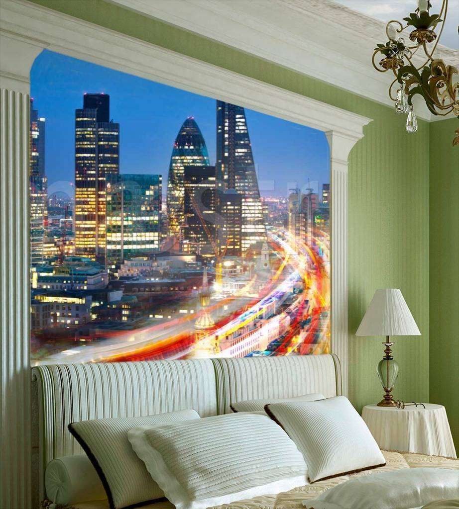 Фотообои Огни ночного города  9-699