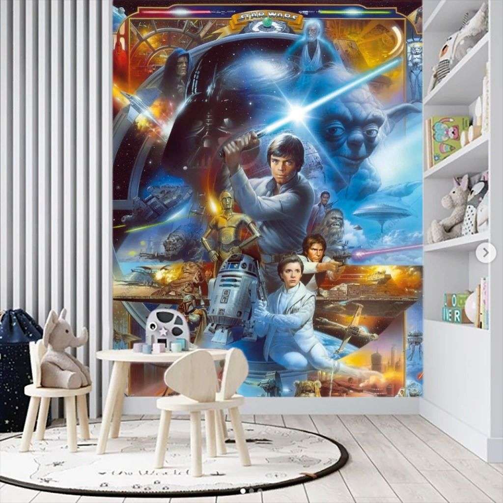 Фотообои в интерьере звёздные войны: музыкальное путешествие  12-1214 фото