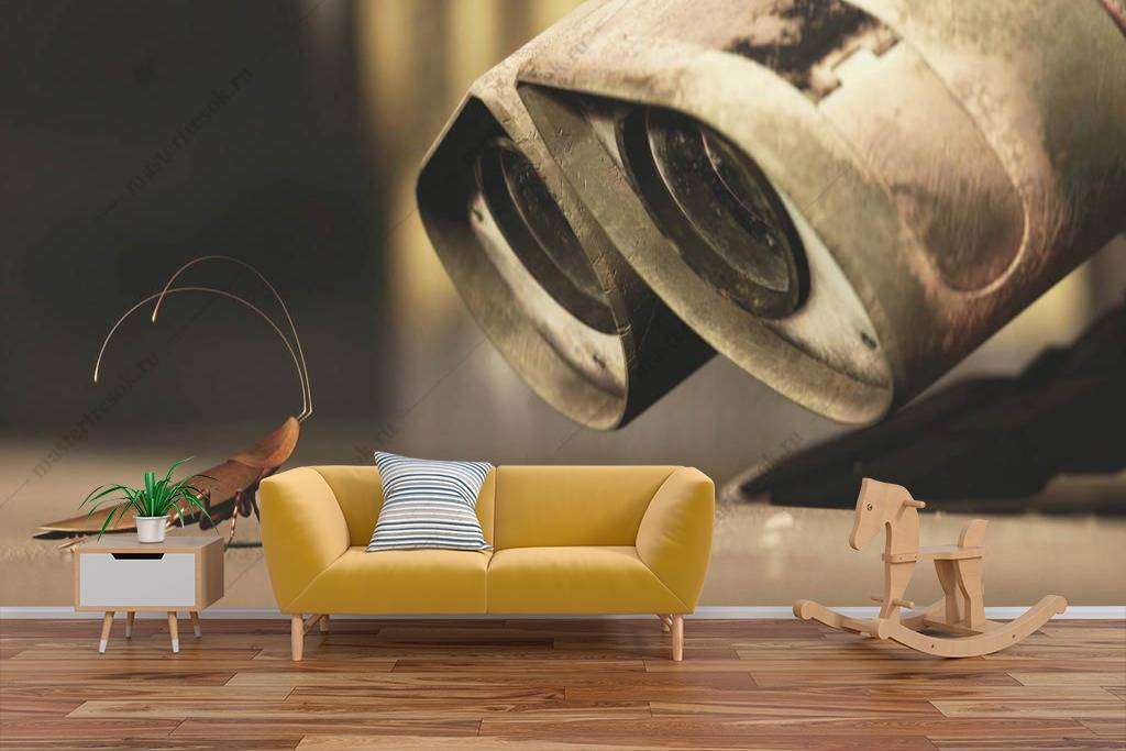 Фотообои в интерьере валли и кузнечик  12-1092 фото