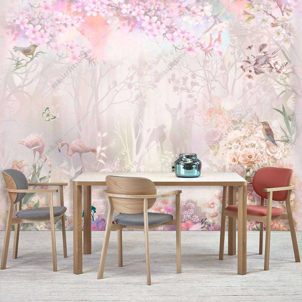 Фотообои в интерьере сказочный сад  13-134 фото