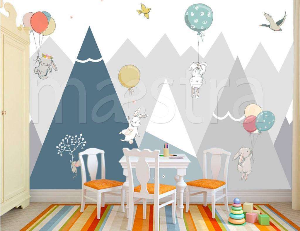 Фотообои Горы с животными  12-449