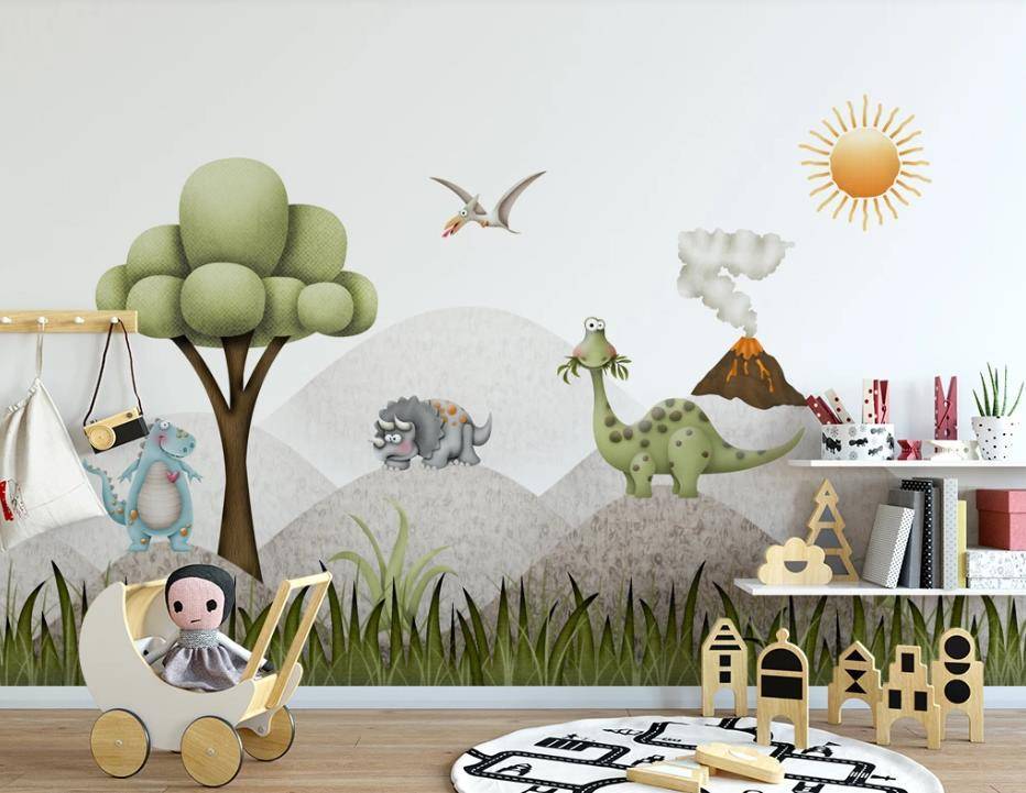 Фотообои Милые динозавры  15-631