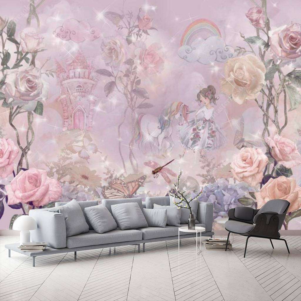 Фотообои в интерьере волшебный мир  13-127 фото