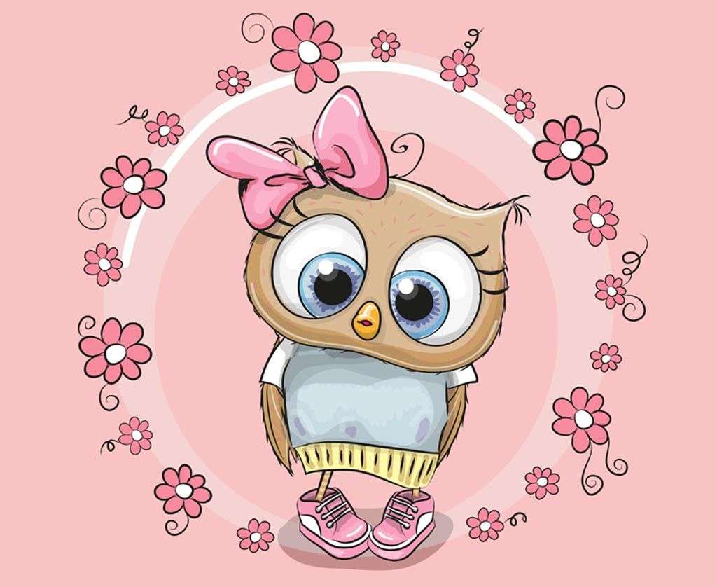 Фотообои в интерьере совенок  12-935 фото