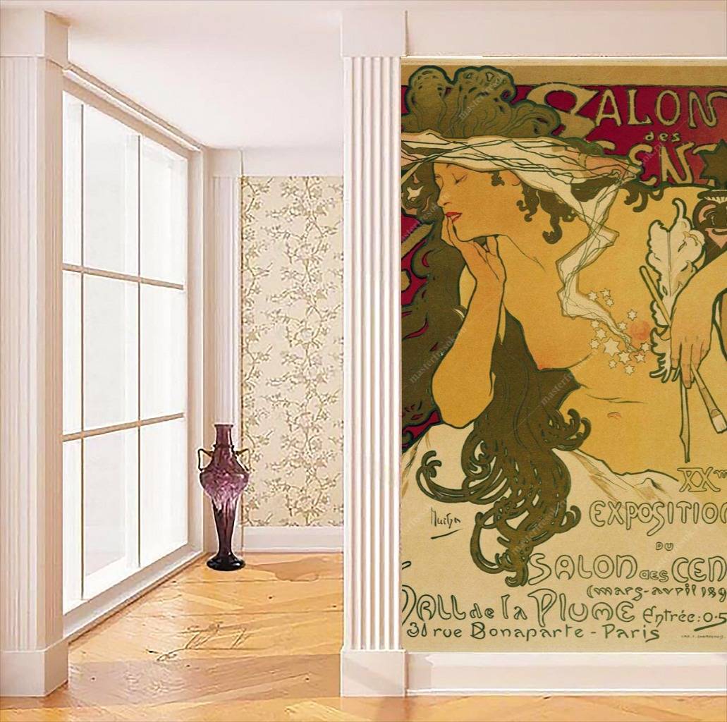 Фотообои Альфонс Мариа Муха - Салон ста1  8-232