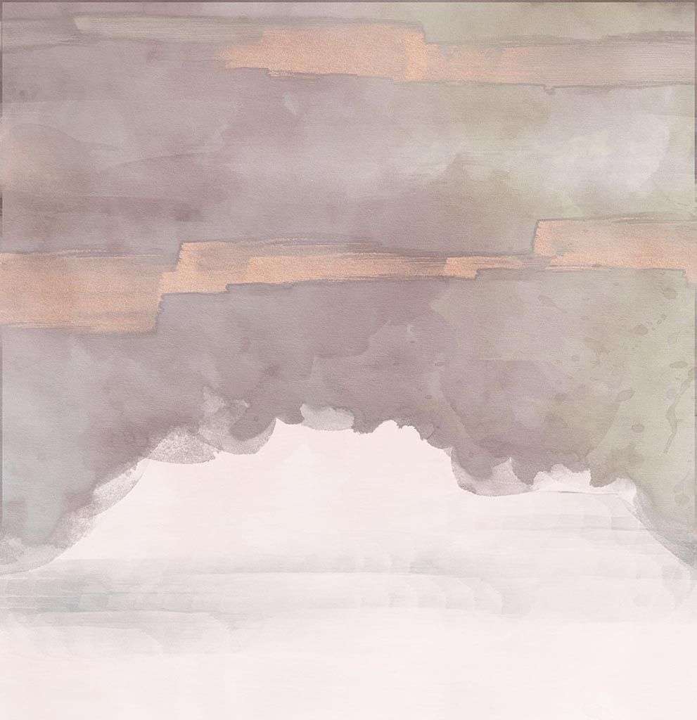 Фотообои в интерьере акварель бежевое небо  9-1824 фото