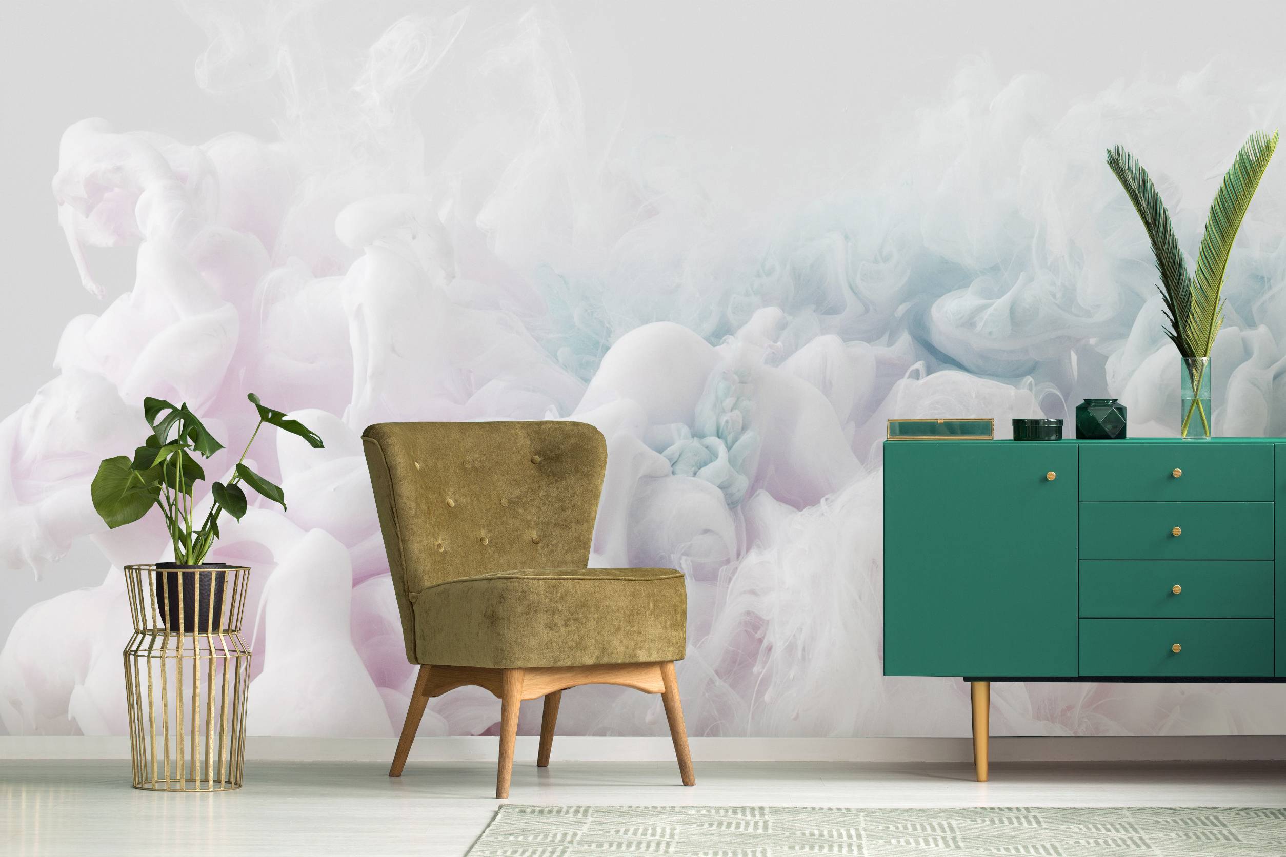 Фотообои Серо-розовая дымка  9-1151