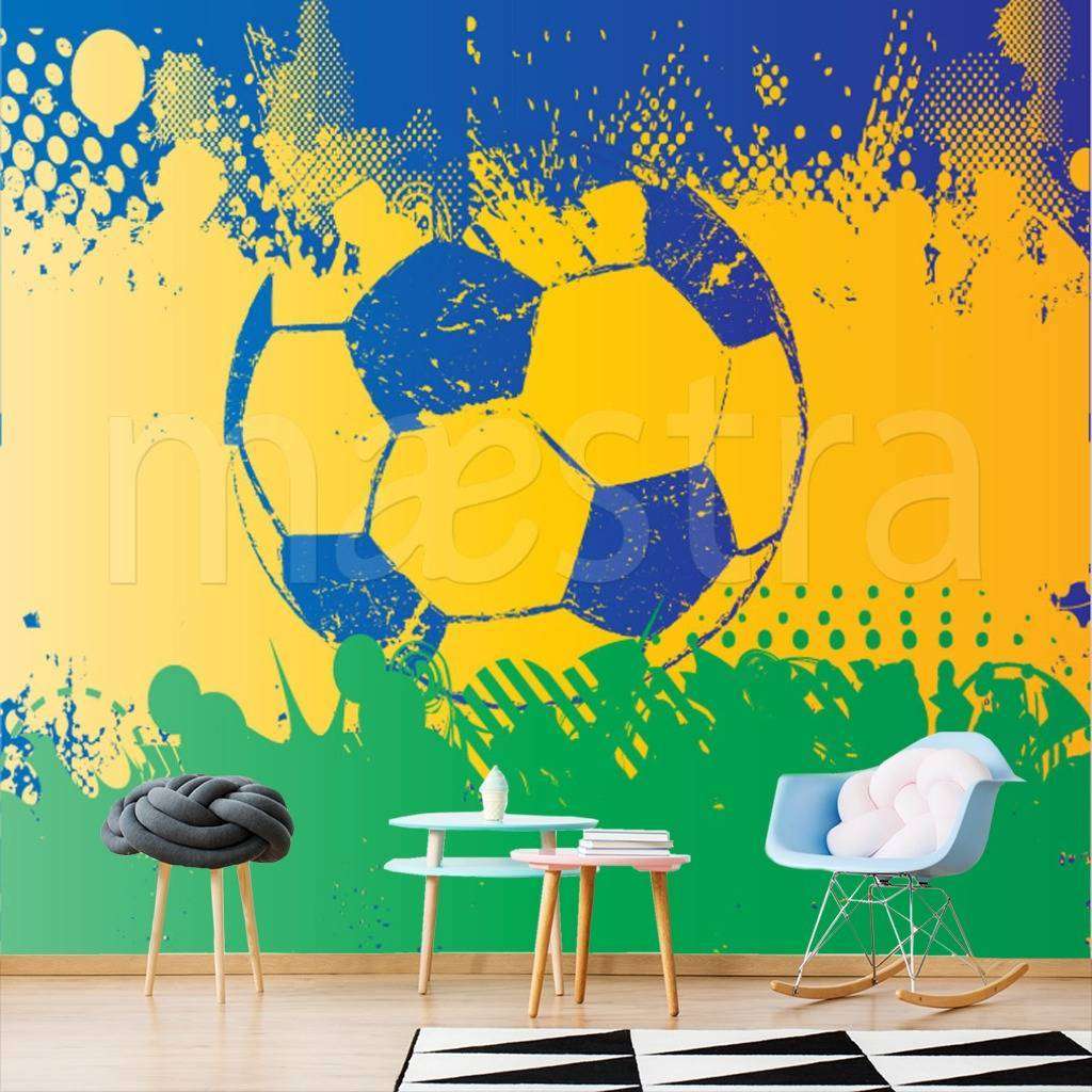 Фотообои в интерьере картинка мяча  12-542 фото