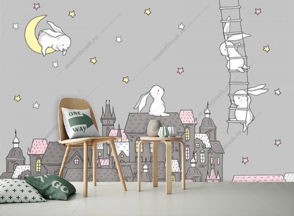 Фотообои Сказочные зайцы  12-1017