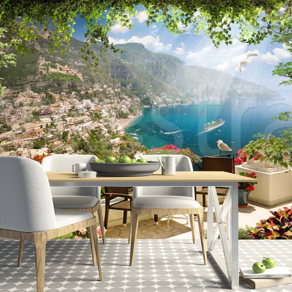 Фотообои Вид с террасы на море  11-003