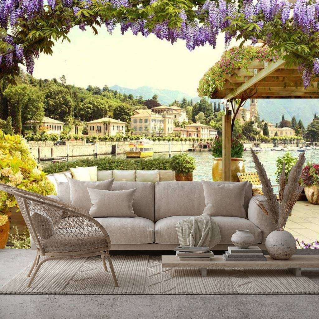 Фотообои в интерьере арка в сирени  17-0017 фото