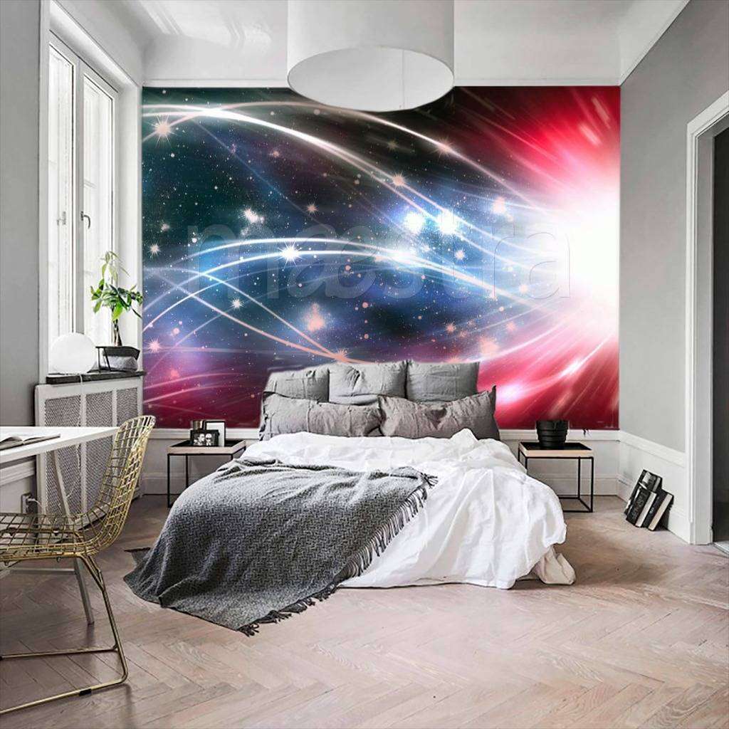 Фотообои 3д абстракция бордовая  4-298