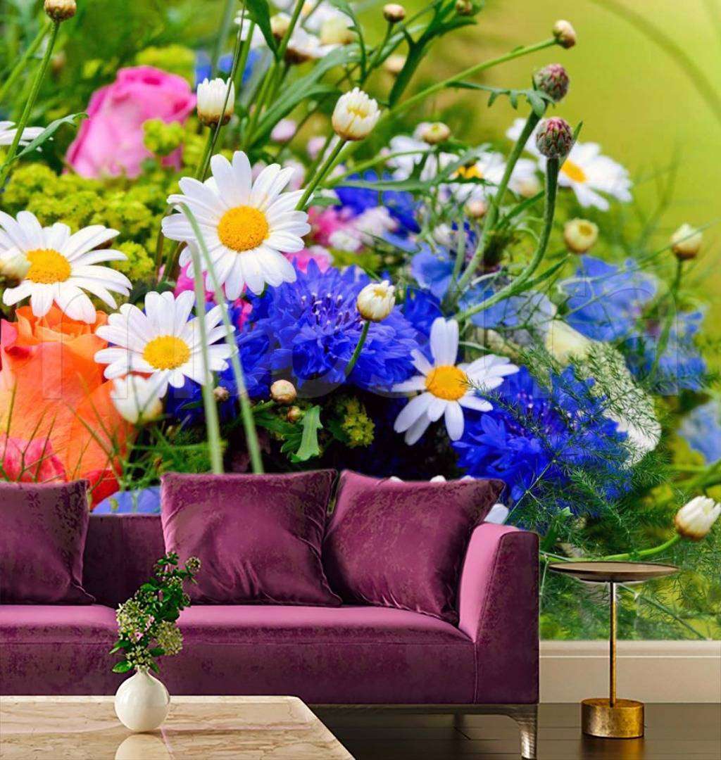 Фотообои Букет из ромашек  4-076