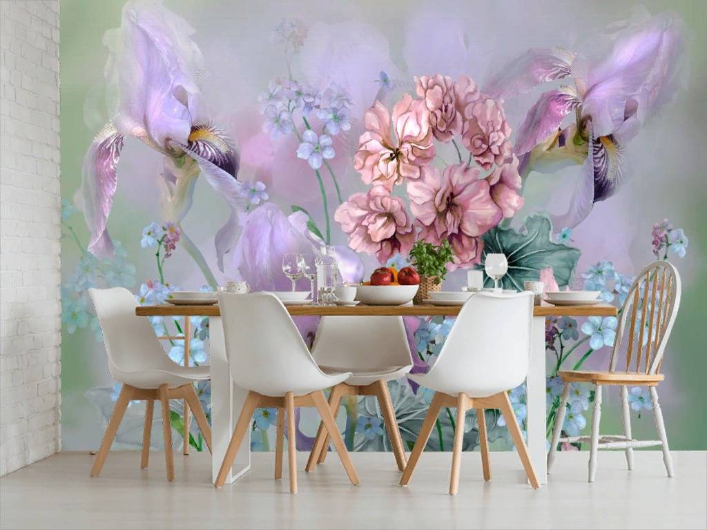 Фотообои Сиреневый букет  13-259