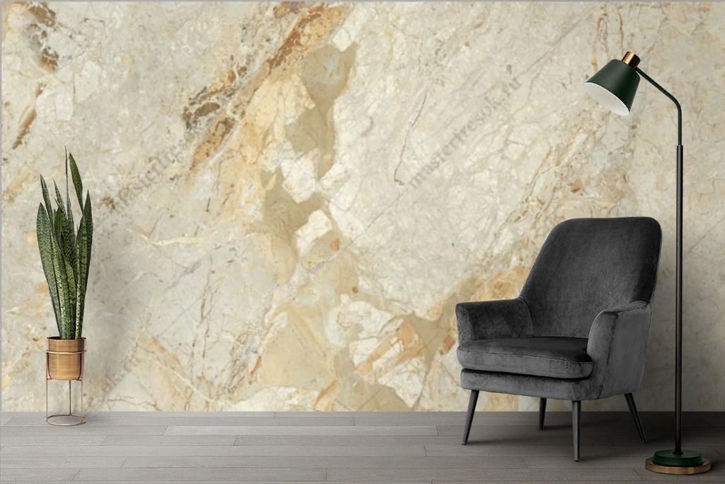 Фотообои Мрамор бежевый  9-1795