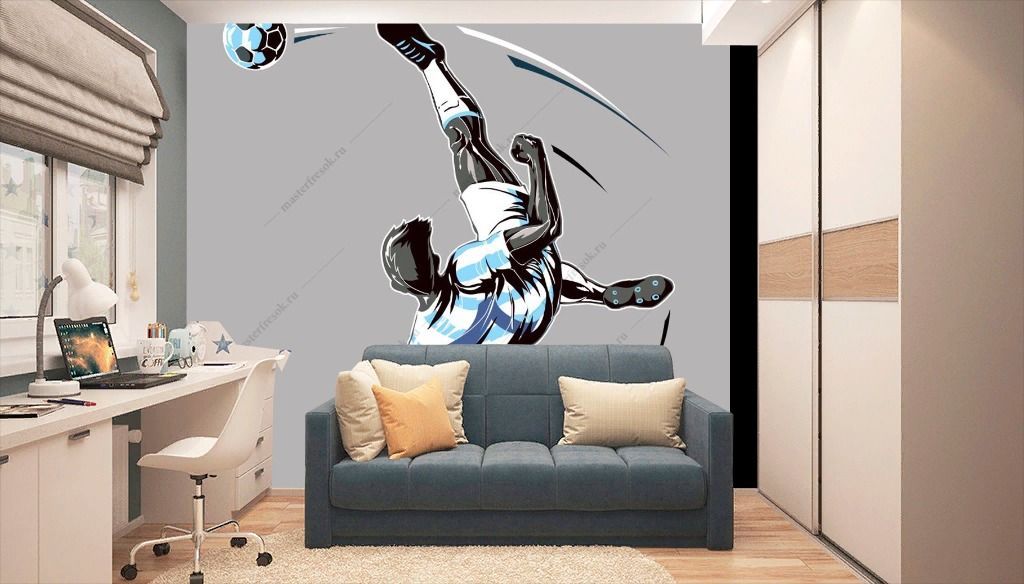 Фотообои Футболист  12-1374