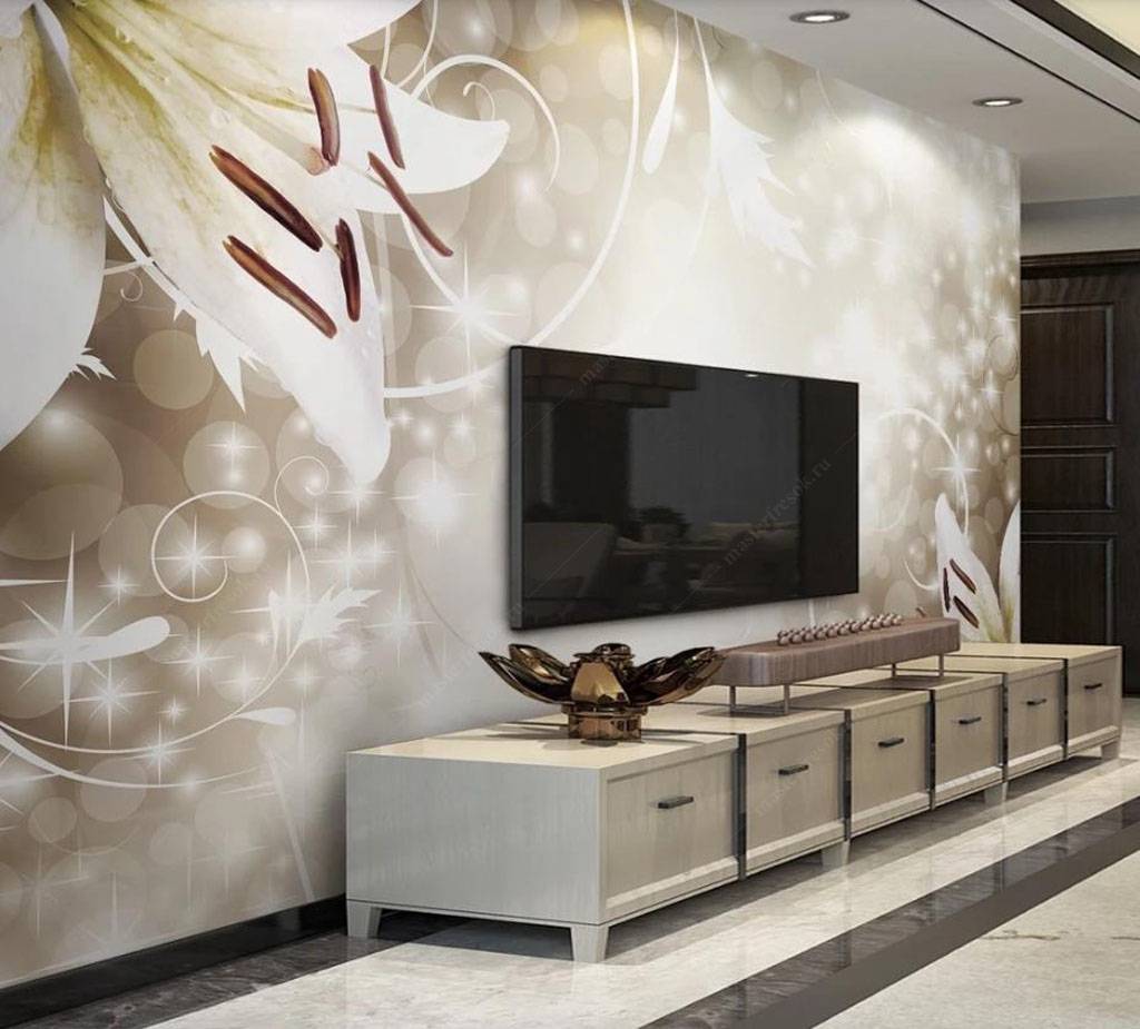 Фотообои Лилии цветы  15-738