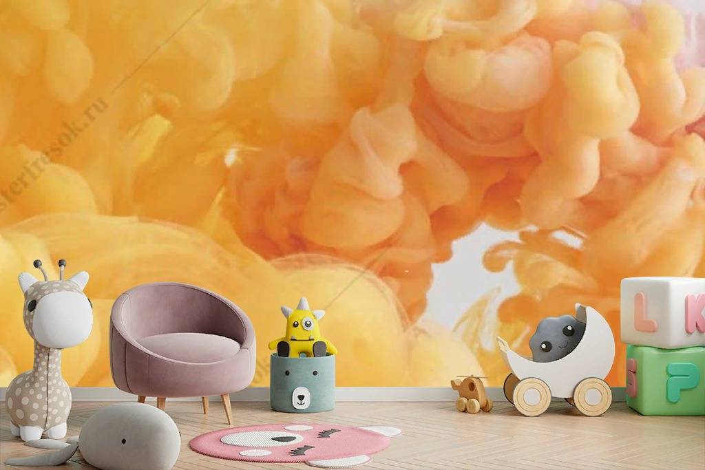 Фотообои Оранжевая дымка  9-1152