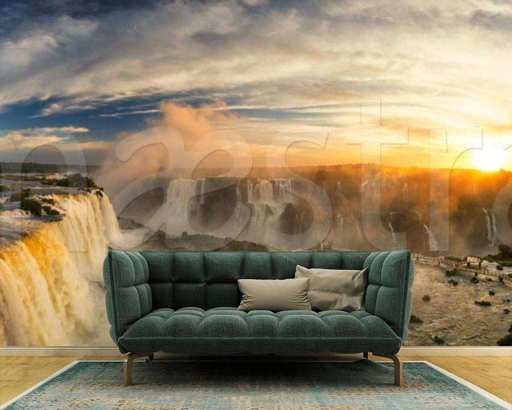 Фотообои Водопады Игуасу и ФОС-ДУ-Игуасу, Бразилия  9-890