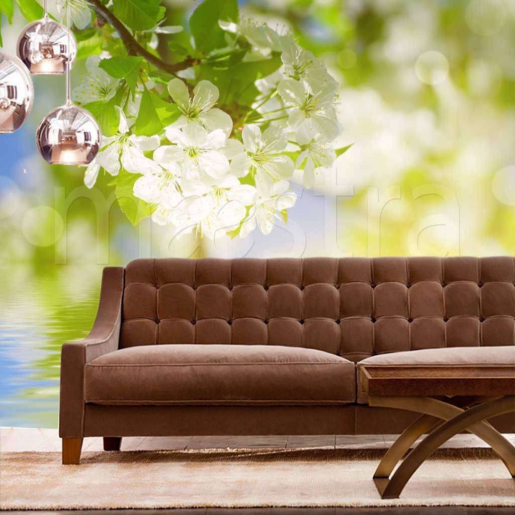 Фотообои Ветка вишни у воды  10-095