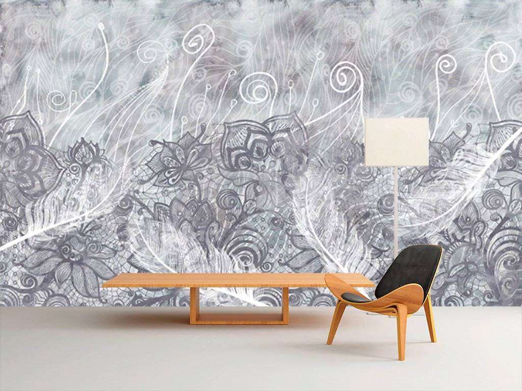 Фотообои в интерьере узоры арт  15-865 фото