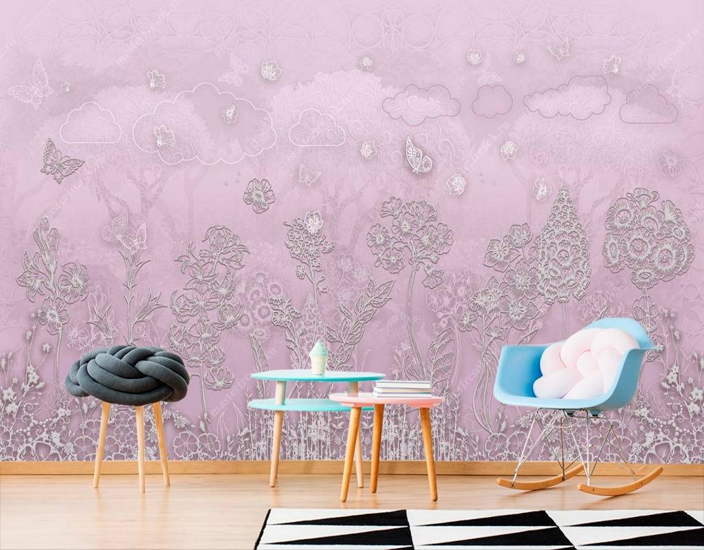 Фотообои Сиреневое поле  13-117