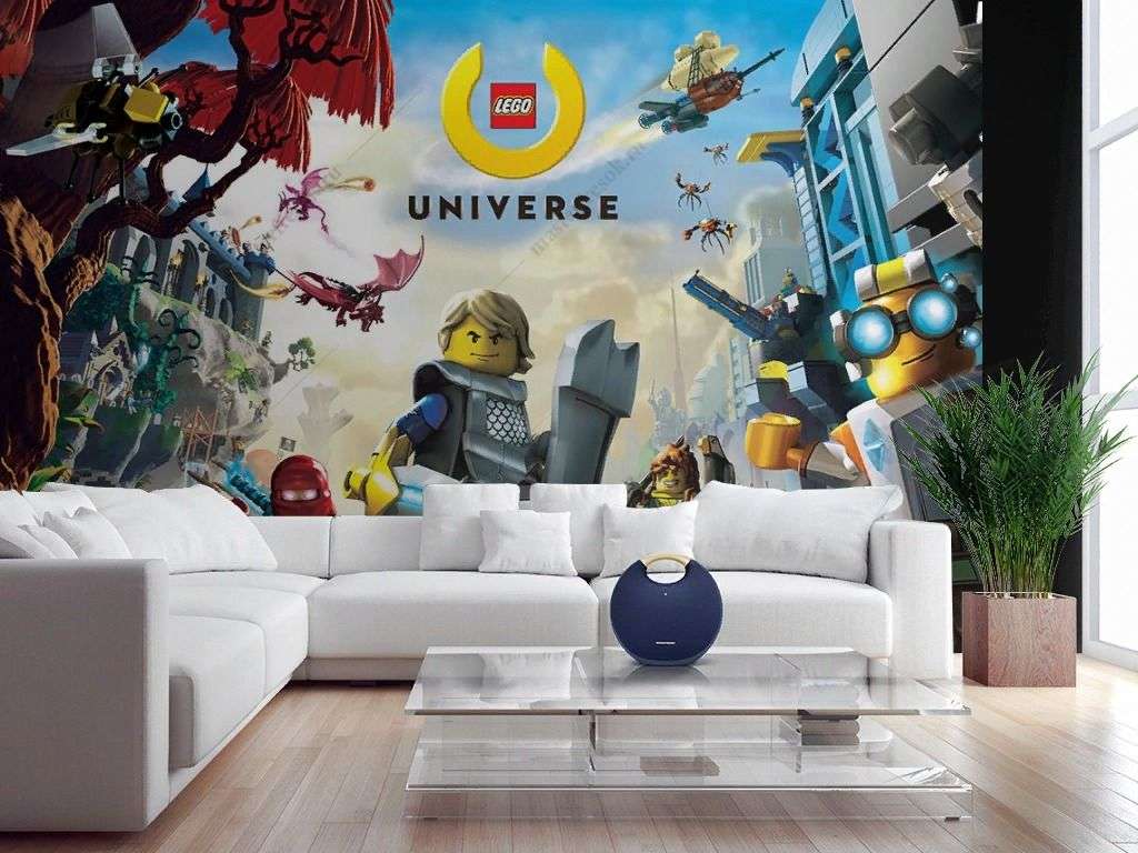 Фотообои в интерьере лего юниверс  12-1388 фото