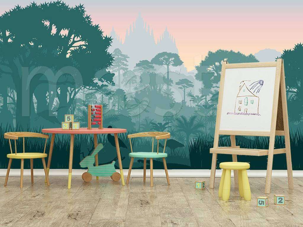 Фотообои в интерьере африка в дымке  12-488 фото